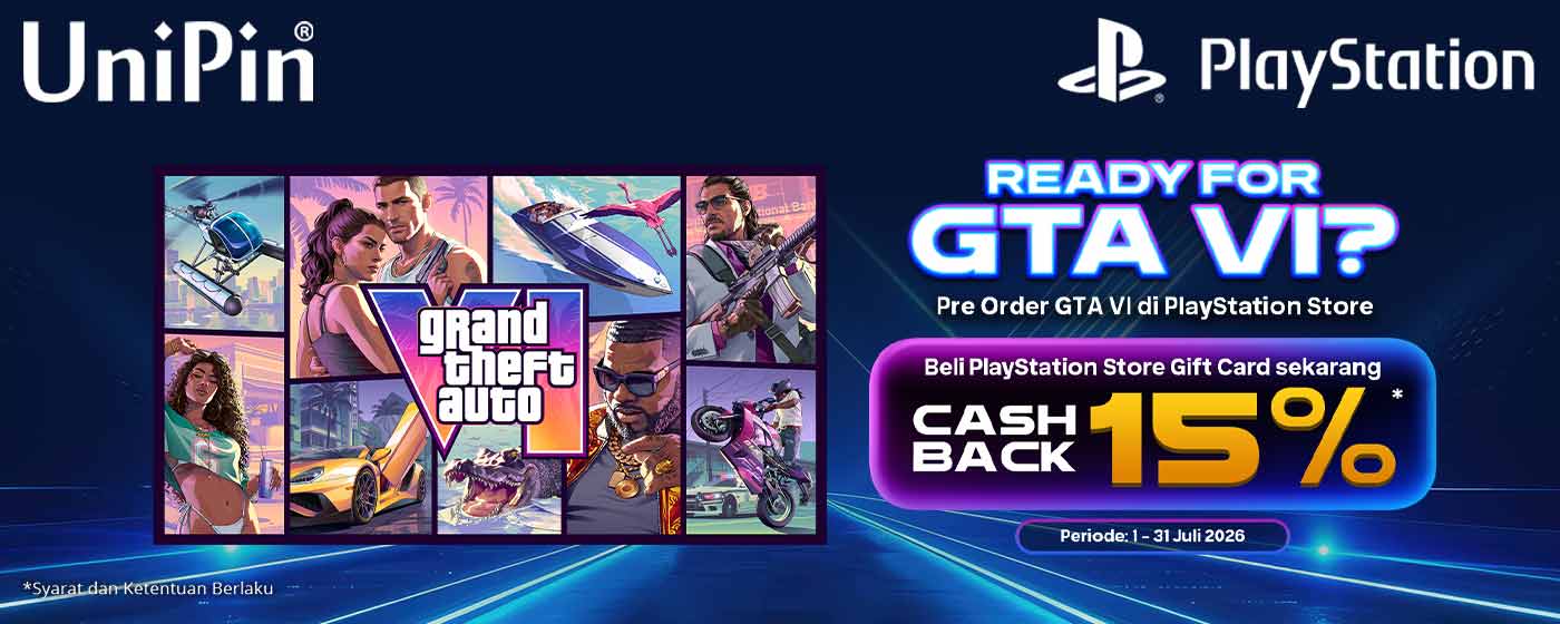 Ready for GTA VI? Pre-Order Sekarang & Dapatkan Cashback 15%!